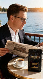 Café haut de gamme 100% Arabica en *Grains* Poids net : 250g