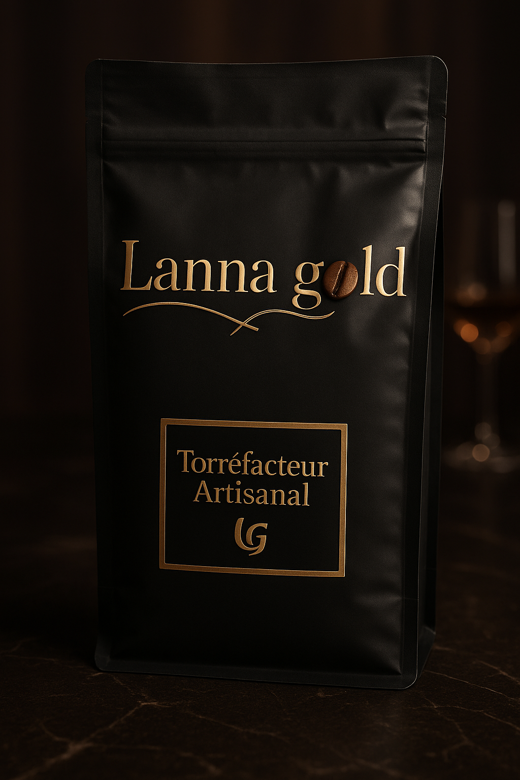Café haut de gamme *Moulu* Poids net : 250g