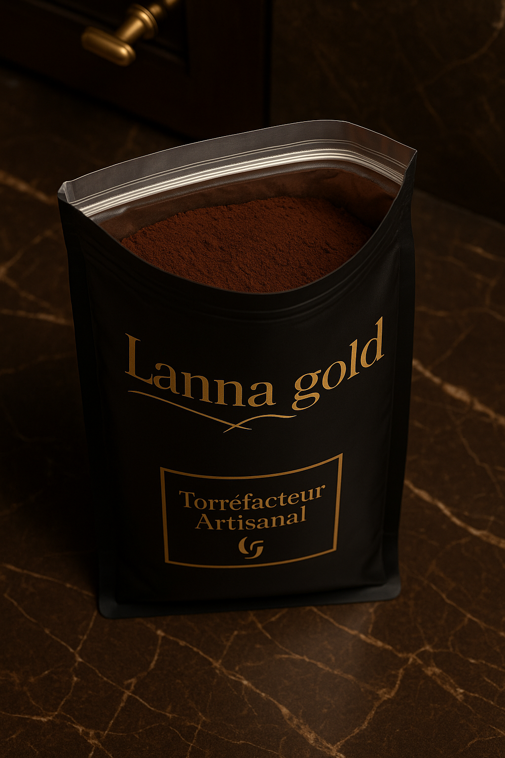 Café haut de gamme 100% Arabica *Moulu* Poids net : 250g